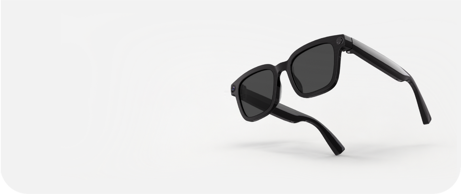 Smart Glasses That Shoot, Play & Answer.